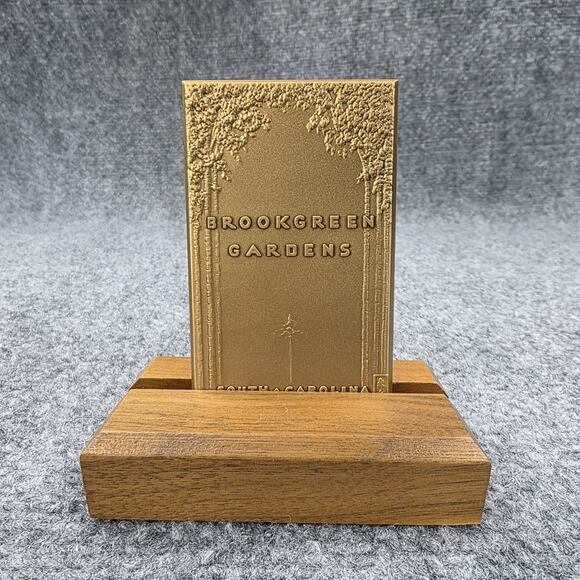 Brookgreen Gardens Bronze Plaque 2010 - Horse Woman Anna Hyatt Huntington w/ St - Picture 2 of 9